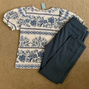 LOFT Puff Sleeved Tops